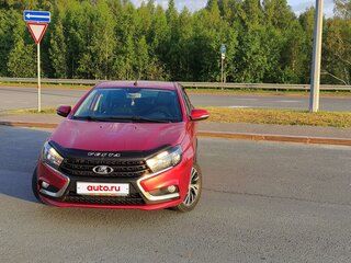 2018 Lada (ВАЗ) Vesta I, красный, 750000 рублей, вид 1