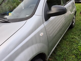2005 Chevrolet Aveo I, серебристый, 200000 рублей, вид 3