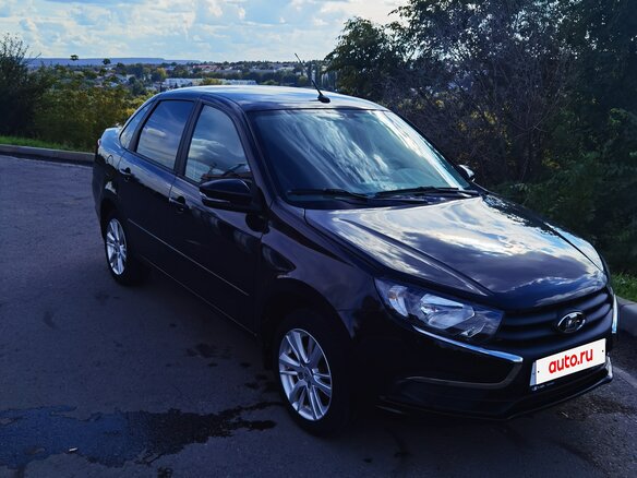 2023 Lada (ВАЗ) Granta Euro-2 I Рестайлинг, чёрный, 829000 рублей - вид 2