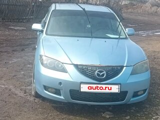 2007 Mazda 3 I (BK) Рестайлинг, серебристый, 330000 рублей, вид 1