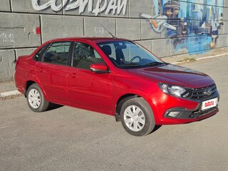 2022 Lada (ВАЗ) Granta Euro-2 I Рестайлинг, красный, 675000 рублей, вид 2