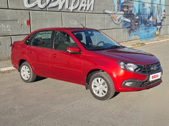 2022 Lada (ВАЗ) Granta Euro-2 I Рестайлинг, красный, 675000 рублей - вид 1