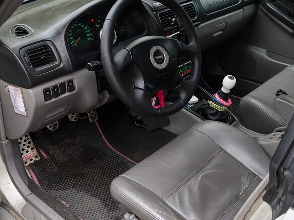 1999 Subaru Forester I, серебристый, 620000 рублей - вид 7