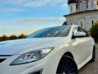 2011 Mazda 6 II (GH) Рестайлинг, белый, 1300000 рублей, вид 2