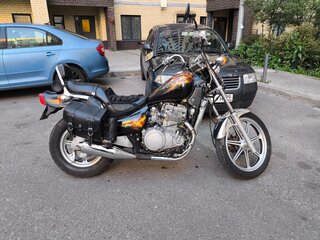 1993 Kawasaki EN400 Vulcan, чёрный, 220000 рублей, вид 5