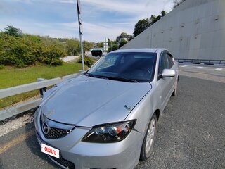 2006 Mazda 3 I (BK) Рестайлинг, серебристый, 285000 рублей, вид 2