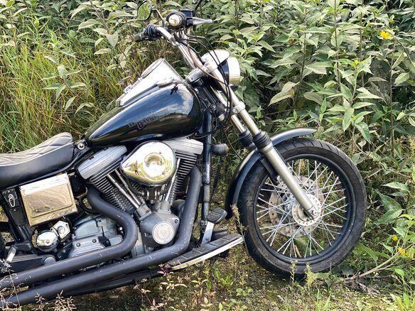 1997 Harley-Davidson Dyna Super Glide, чёрный, 600000 рублей - вид 8