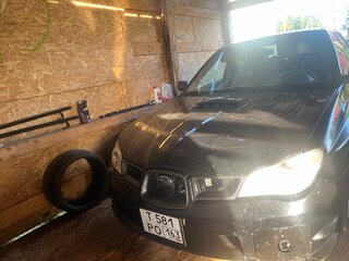2007 Subaru Impreza II Рестайлинг 2, чёрный, 600000 рублей, вид 2
