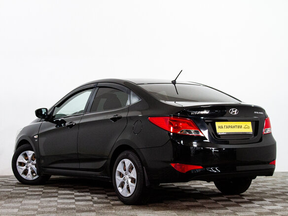 2014 Hyundai Solaris I Рестайлинг, чёрный, 799000 рублей - вид 5