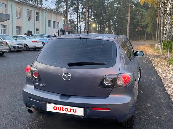 2007 Mazda 3 I (BK) Рестайлинг, серый, 260000 рублей - вид 4