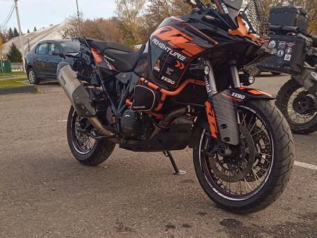 2015 KTM 1190 Adventure, оранжевый, 850000 рублей, вид 4