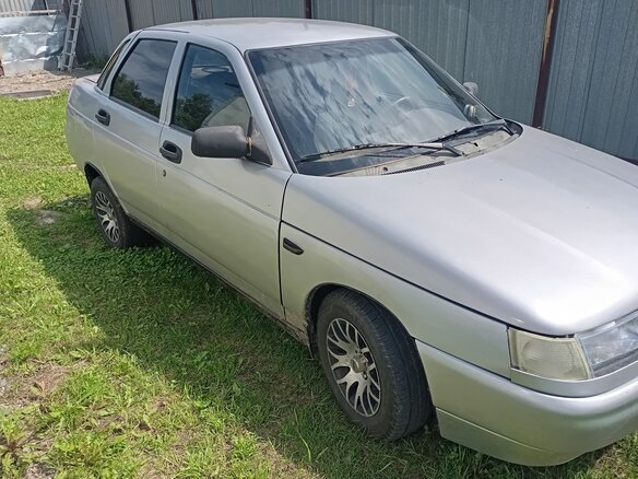 2007 Lada (ВАЗ) 2110, серебристый - вид 2