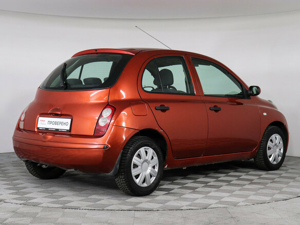 2005 Nissan Micra III (K12), красный - вид 4