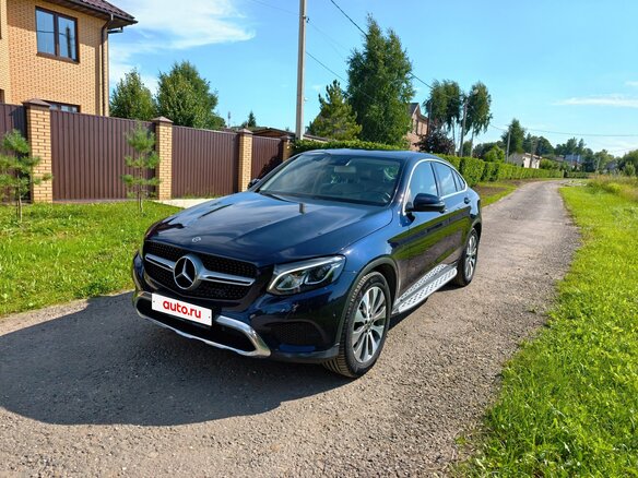 2017 Mercedes-Benz GLC Coupe 220 d I (C253), синий, 3950000 рублей