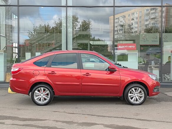 2021 Lada (ВАЗ) Granta I Рестайлинг, красный - вид 3