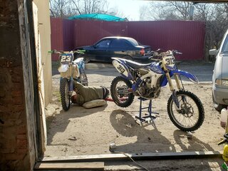 2013 Yamaha YZ450F, синий, 400000 рублей, вид 5