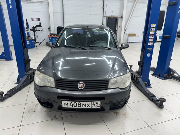 2008 Fiat Albea I Рестайлинг, серый, 235000 рублей - вид 1