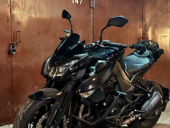 2012 Kawasaki Z 1000, чёрный, 750000 рублей - вид 9