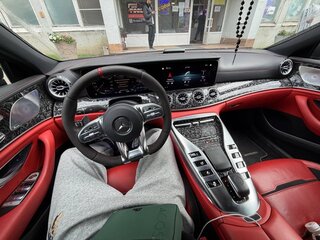 2021 Mercedes-Benz AMG GT 4-Door Coupe 43 I, чёрный, 7300000 рублей, вид 3