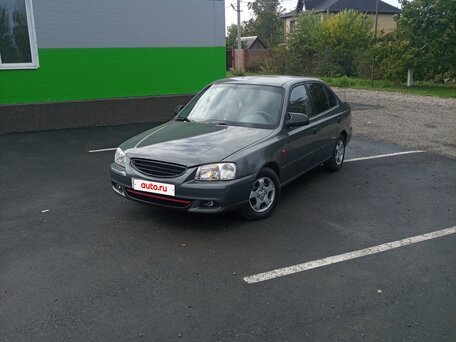 2004 Hyundai Accent ТагАЗ II, серый, 440000 рублей, вид 3