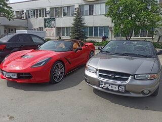 1998 Chrysler Stratus, серебристый, 800000 рублей, вид 2
