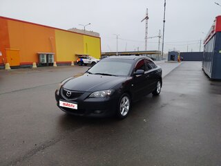 2005 Mazda 3 I (BK), чёрный, 350000 рублей, вид 3