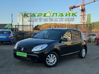 2010 Renault Sandero I, чёрный, 499000 рублей, вид 2