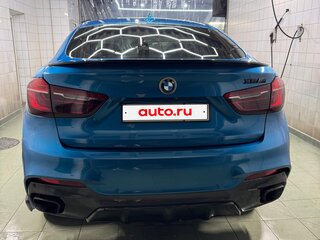 2018 BMW X6 30d II (F16), голубой, 4200000 рублей, вид 4