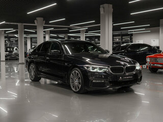 2018 BMW 5 серии 530d xDrive VII (G30/G31/G38), синий, 4300000 рублей, вид 2