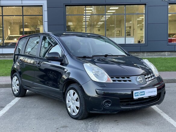 2007 Nissan Note I, чёрный - вид 2