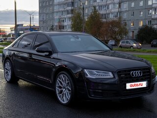 2015 Audi A8 Long III (D4) Рестайлинг, чёрный, 2299000 рублей, вид 1