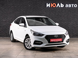2018 Hyundai Solaris II, белый, 1510000 рублей, вид 3