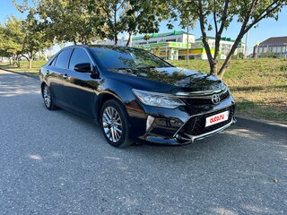 2017 Toyota Camry VII (XV50) Рестайлинг 2, синий, 1780000 рублей, вид 2