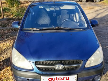 2008 Hyundai Getz I Рестайлинг, синий, 480000 рублей, вид 2