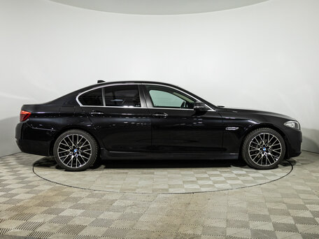 2013 BMW 5 серии 520d VI (F10/F11/F07) Рестайлинг, чёрный, 2209700 рублей, вид 4