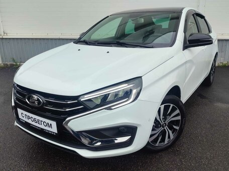 2025 Lada (ВАЗ) Vesta I Рестайлинг (NG), белый, 1500000 рублей, вид 3