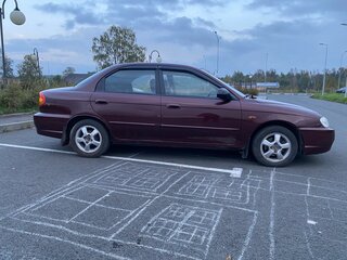 2006 Kia Spectra I Рестайлинг 2, красный, 270000 рублей, вид 4