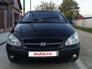 2010 Hyundai Getz I Рестайлинг, чёрный, 580000 рублей, вид 1