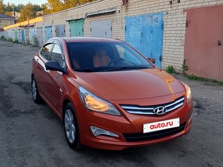 2015 Hyundai Solaris I Рестайлинг, оранжевый, 1085000 рублей, вид 3