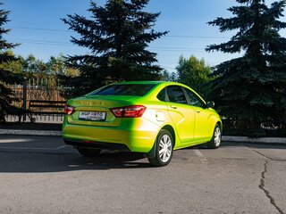 2016 Lada (ВАЗ) Vesta I, зелёный, 734000 рублей, вид 4