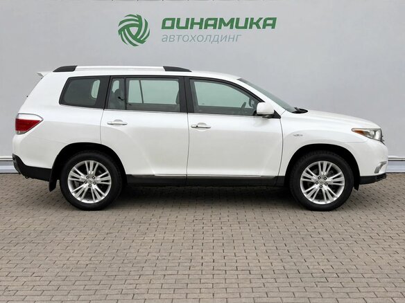 2010 Toyota Highlander II (XU40) Рестайлинг, белый, 1690000 рублей - вид 3