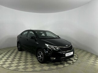 2017 Kia Rio III Рестайлинг, чёрный, 1220000 рублей, вид 3