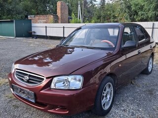2008 Hyundai Accent ТагАЗ II, красный, 335000 рублей, вид 1