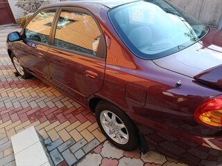2007 Kia Spectra I Рестайлинг 2, красный, 1000000 рублей, вид 3