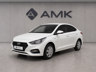 2018 Hyundai Solaris II, белый, 896373 рублей, вид 1