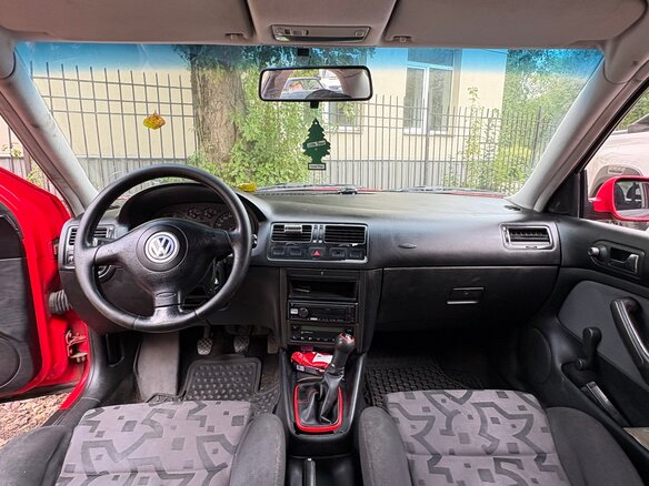 1999 Volkswagen Bora I, красный, 220000 рублей - вид 8