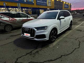2020 Audi Q7 45 TDI II (4M) Рестайлинг, белый, 5700000 рублей, вид 1
