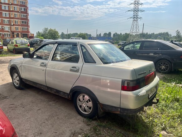 2002 Lada (ВАЗ) 2110, серебристый, 95000 рублей - вид 5