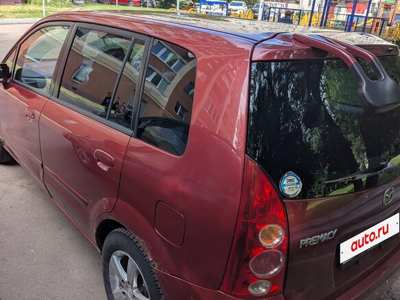 2002 Mazda Premacy I (CP), пурпурный, 280000 рублей - вид 5