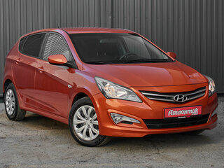 2015 Hyundai Solaris I Рестайлинг, оранжевый, 1140000 рублей, вид 3